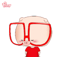 Piggy Idk Sticker by UpStudiosWorld