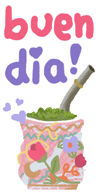 Buen Dia Girl Sticker