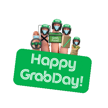Grabday Sticker by Grab Indonesia