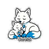 Care Snuggles Sticker