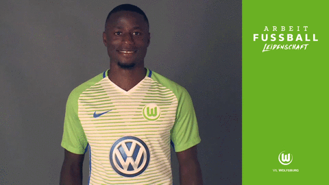 paul-georges ntep thumbs up GIF by VfL Wolfsburg