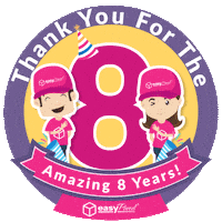 Happy Celebration Sticker by EasyParcel