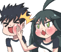 Couple Slapping Sticker by Jin