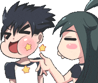 Couple Slapping Sticker by Jin