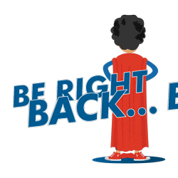 Cool_Ideas_ISP be right back cool ideas fibre internet cool ideas fibre Sticker