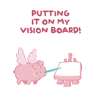 Flying Pig Sticker by PositivelyPigasus