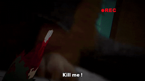 scared butters stotch GIF by South Park 