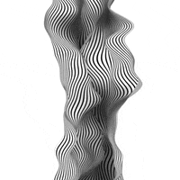 xponentialdesign loop black and white organic visuals GIF