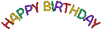 Happy Birthday Rainbow Sticker by Salih Kizilkaya
