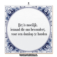 Troost Sneer Sticker by Tegelspreuken.nl