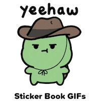 Sarcastic Wild West Sticker by Sticker Book iOS GIFs