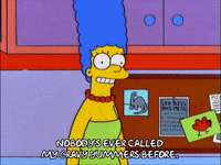 happy marge simpson GIF