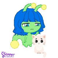 Sad Mental Health Sticker by ShimmertheGlowworm