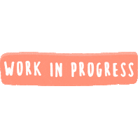 Working Work In Progress Sticker