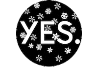 Snow Yes Sticker by YES. Snowboards