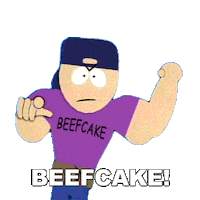 Beefcake Sticker by South Park