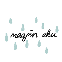 nadialupita cry rain sorry indonesia Sticker