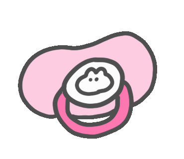 Pink Baby Sticker by おめがちゃん