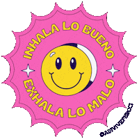 Inhala Exhala Sticker by Así vive Fercci