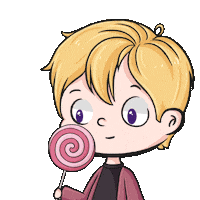 Candy Licking Sticker