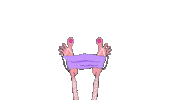 bebebb feet pinkfeet Sticker
