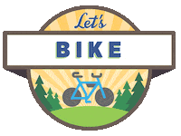 letsminocqua bicycle wisconsin wi bicycling Sticker