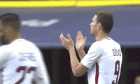 edin dzeko applause GIF by AS Roma