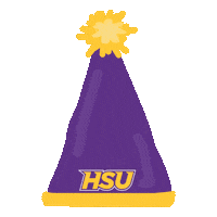 Party Hat Sticker by Hardin-Simmons University