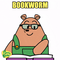 Bear Reading GIF
