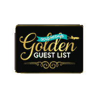 Goldenguestlist Sticker by goldmedalagents