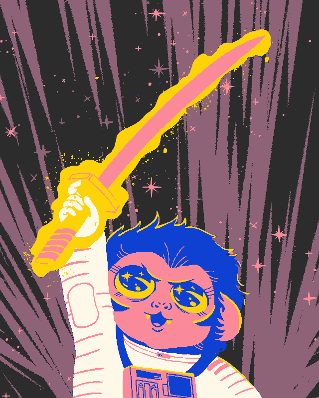 wearepop space monkey hero zoom GIF