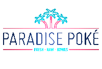 ParadisePoke vegan sushi icecream hawaii Sticker