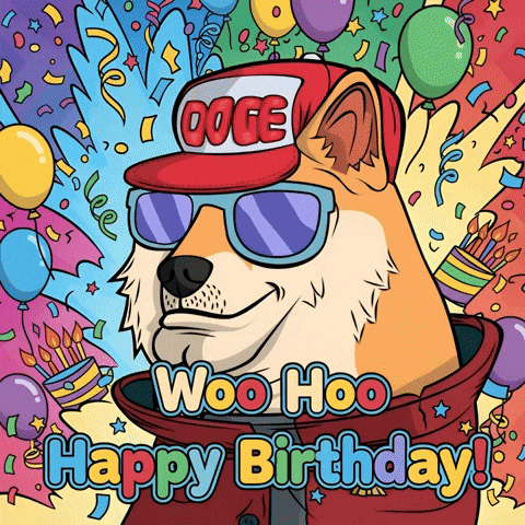 Excited Happy Birthday GIF by Doge Pound