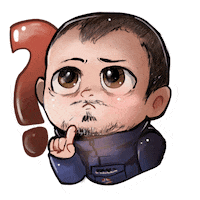 Confused Question Sticker