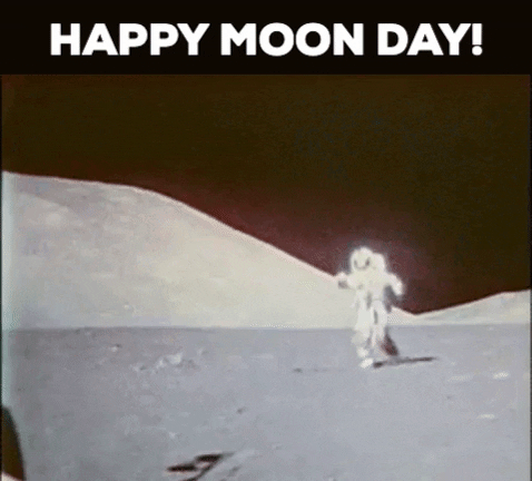July 20 Moon Day GIF by GIFiday
