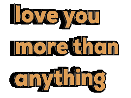 I Love You Sticker by Alissandra