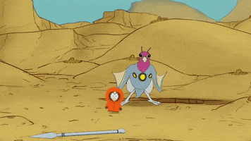 throwing kenny mccormick GIF by South Park 
