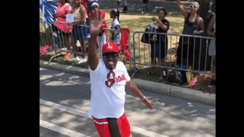 1075WGCI giphygifmaker happy excited jumping GIF
