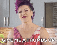 cristycodered happy yes no sad GIF