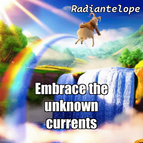 Rainbow Water GIF by Radiantelope