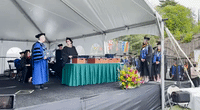 Marine Surprises Sister at College Graduation in Massachusetts