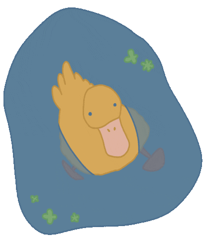 fleencampbell giphyupload nature spring duck Sticker