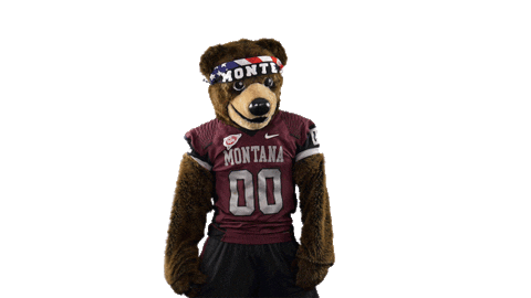 Bear Flex Sticker by Montana Grizzlies