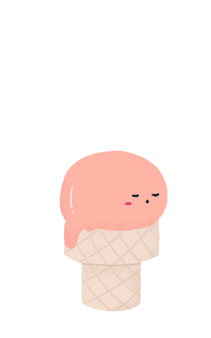 Sleepy Ice Cream Sticker