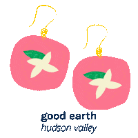 Lily Of The Valley Pink Sticker by Good Earth Hudson Valley