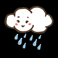 mysquarestory rain cloud weather rainy GIF