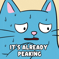 Blue Cat Help GIF