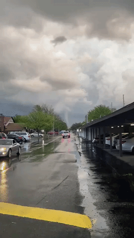 Destructive Tornado Looms Over Andover, Kansas