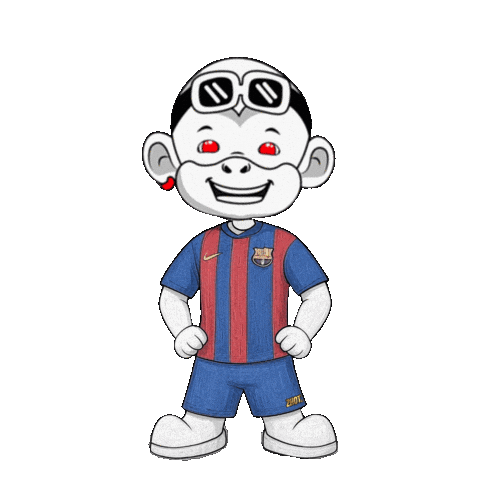 Red Earring Monkey Sticker by Zhot