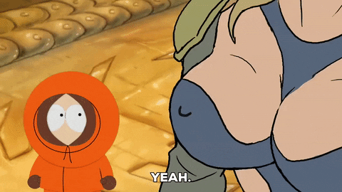 tripping kenny mccormick GIF by South Park 